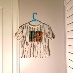 Macy’s cropped tee.